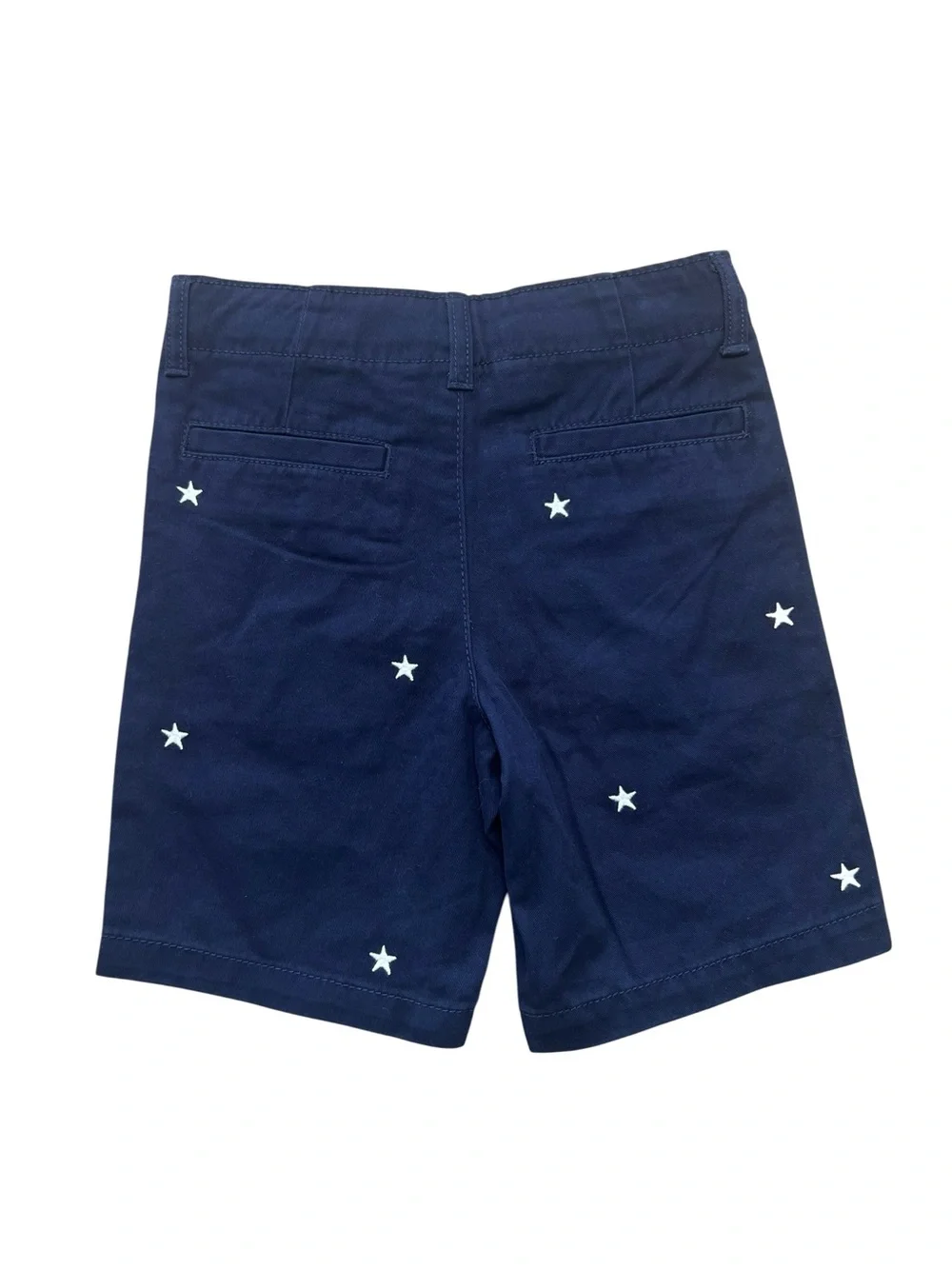 NEW Gymboree 5Y Navy & White Embroidered Stars Shorts